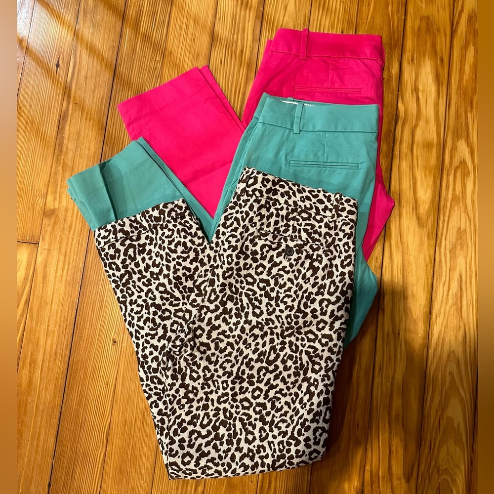 3 pairs of J. Crew Cafe Capri’s